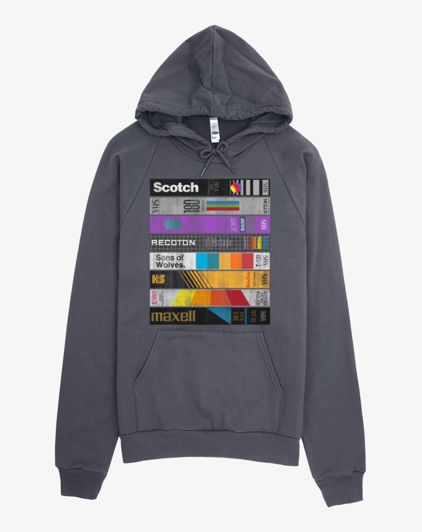 Vhs Hooded Pullover Sweatshirt Vhs Vintage Polaroid - Ww2 Tank Destroyer Jacket, transparent png
