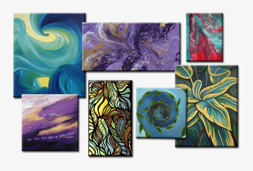 Innovative Abstract Paintings By American Artist Ginny - Art, transparent png