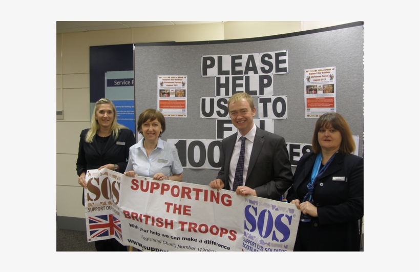 Mp Launches 'support Our Soldiers' Christmas Parcel - Banner, transparent png