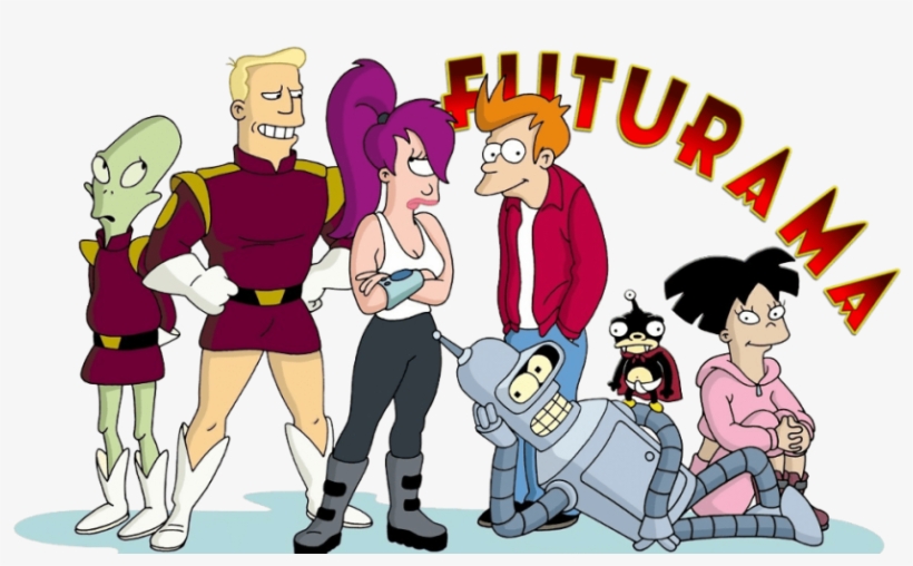 Free Png Futurama Bender Fry Leela Png Images Transparent - Futurama Png, transparent png