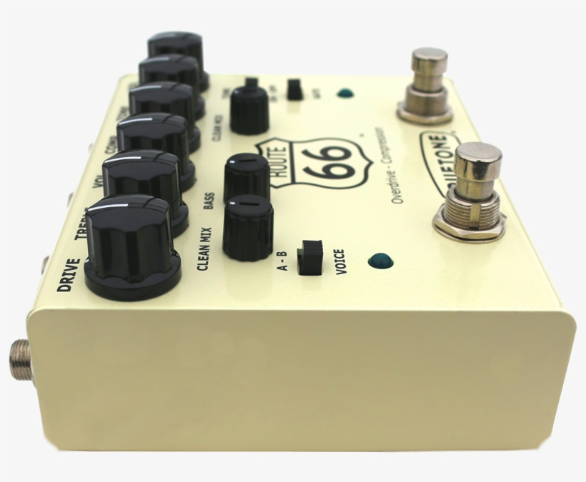 V3rt66-side1 - Truetone V3 Route 66 Overdrive And Compressor Pedal, transparent png