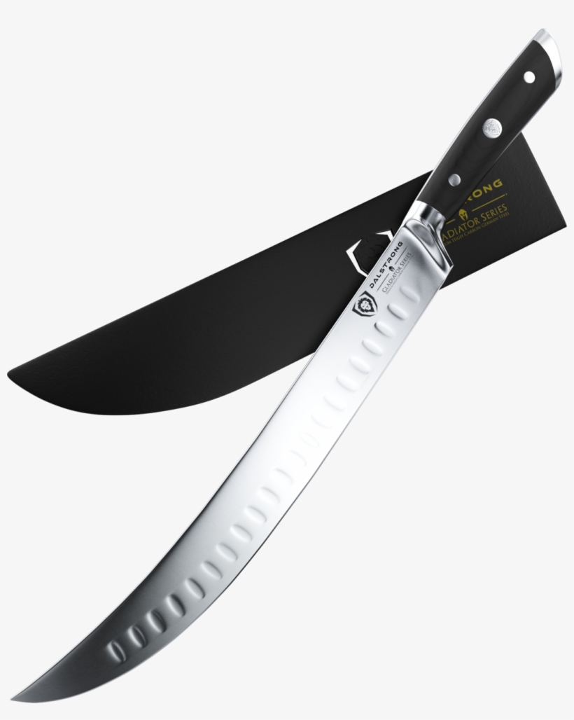 Gladiator Series 10" Butcher's Breaking Cimitar - Dalstrong Butcher Knife, transparent png