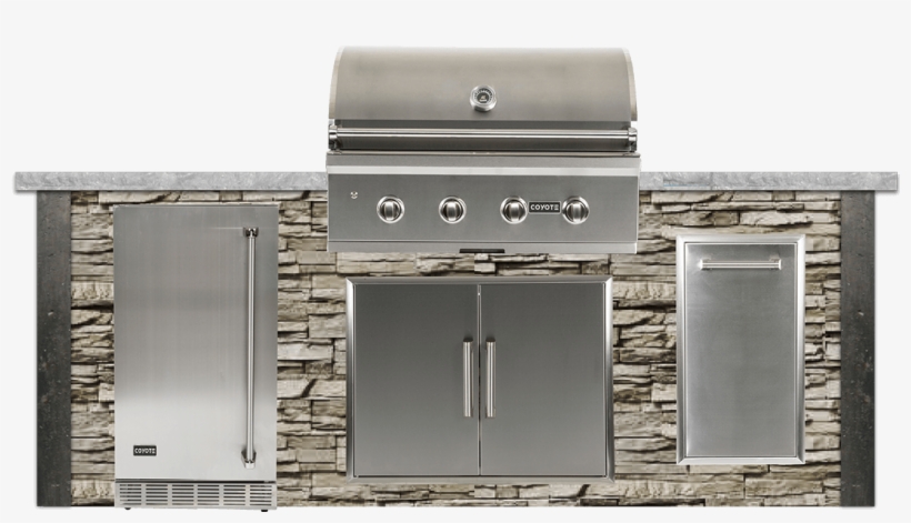 Coyote C1c36ng 36 Inch Built-in Gas Grill, transparent png