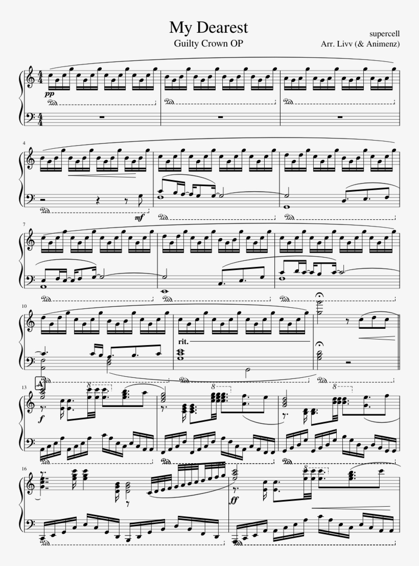 Print - Miss Marple Theme Noten, transparent png