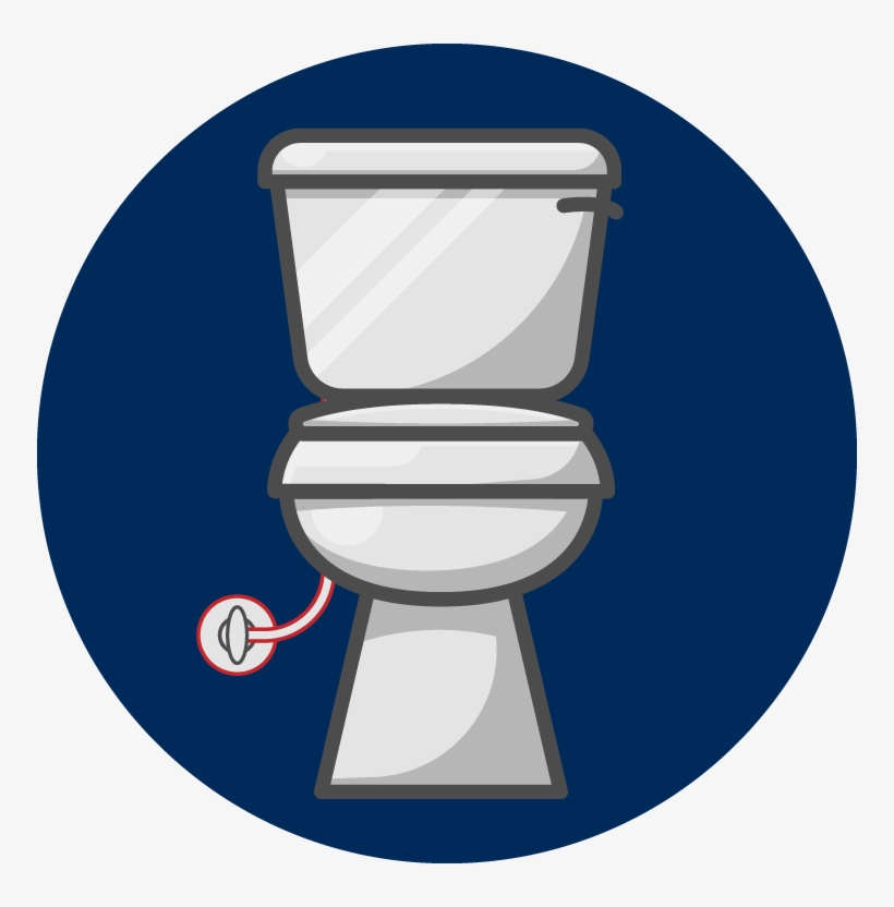 Toilet Shut-off Valve, transparent png