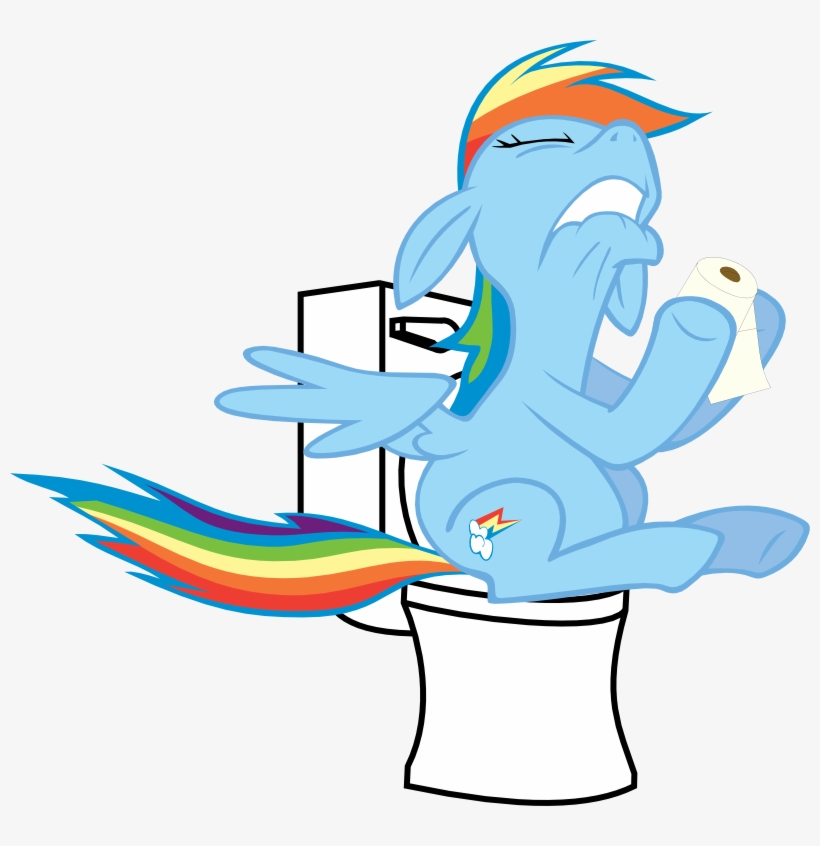 But Why, Constipated, Edit, My Life Is Ruined, Rainbow - Rainbow Dash Toilet, transparent png