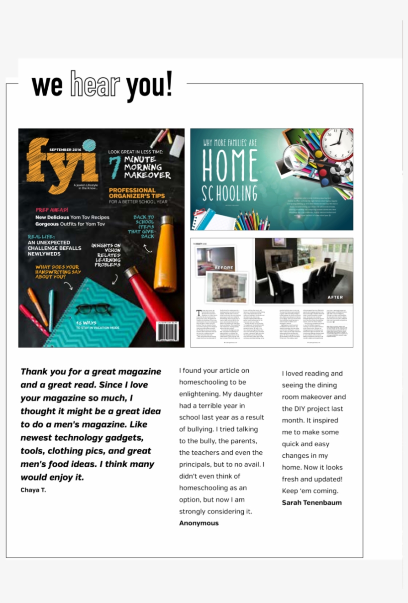 We You Tuscanini Why More Families Are September 2016 - Flyer, transparent png