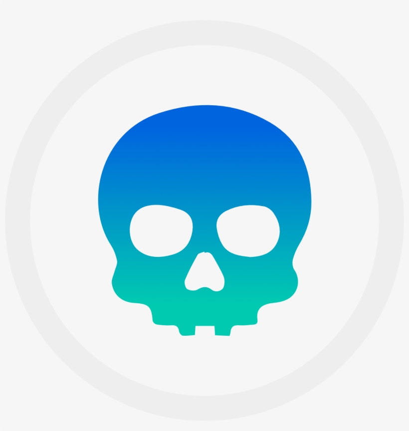 A Generic Square Placeholder Image With Rounded Corners - Skull, transparent png