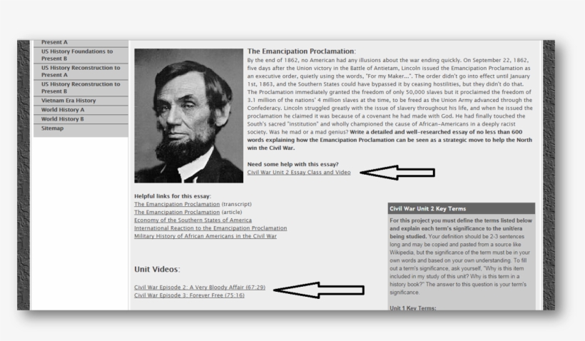 Unit Part Click The Mouse Button Or Press The Space - Abraham Lincoln, transparent png