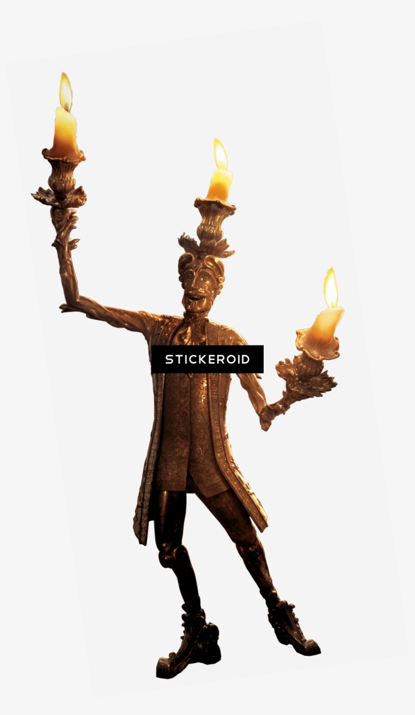 Cogsworth Movie - Limited Edition Lumiere Candlestick, transparent png