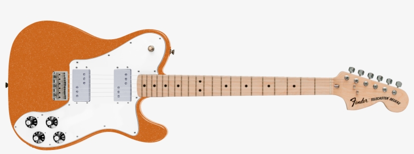 Fender Telecaster Deluxe Re-issue Special Reserve - Fender Classic Series '72 Telecaster Deluxe Black, transparent png