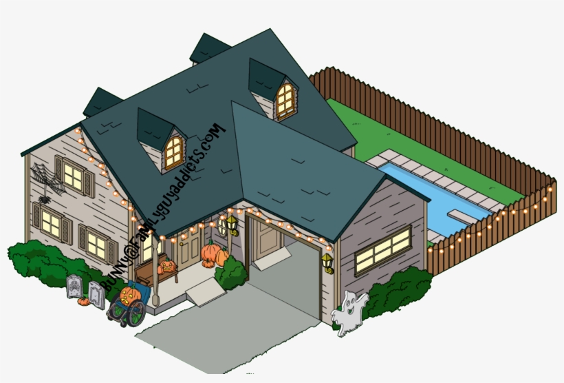 Swanson House Halloween Decorations, transparent png