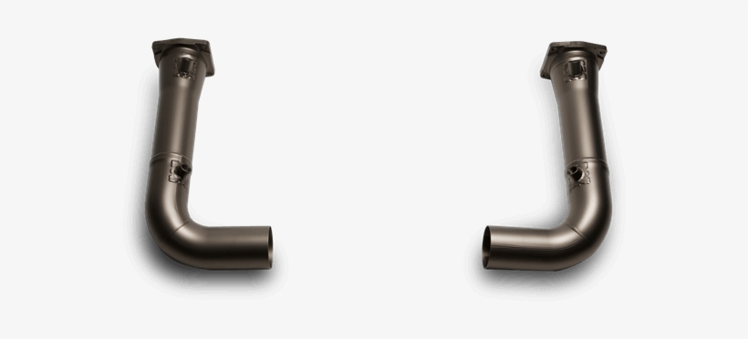 Porsche 911 Turbo Link Pipe Set (titanium) (2006 2009) - Pipe, transparent png