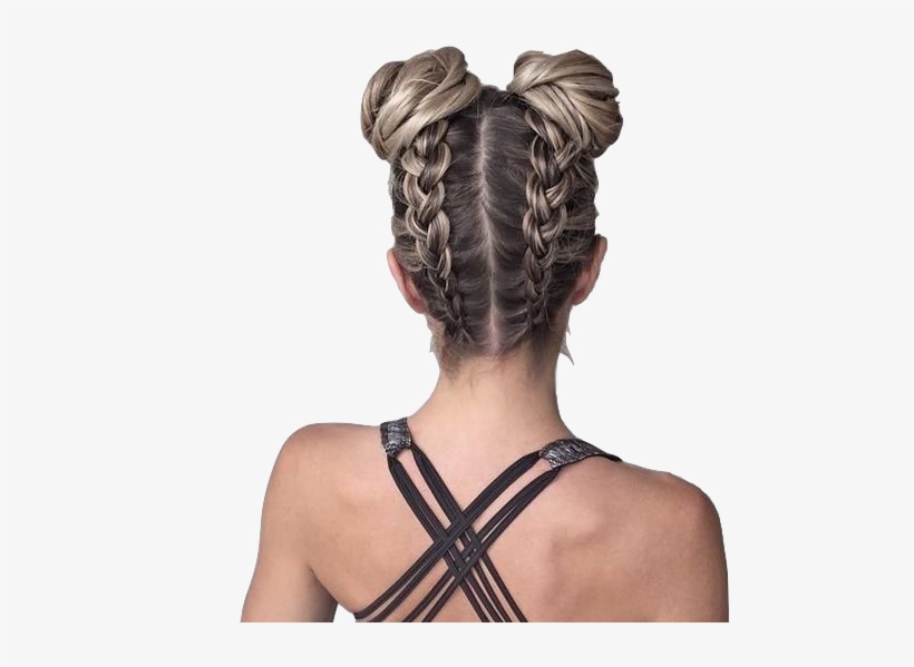 Nowadays, Braids Aren& Just A Quick Fix To Easily Manage - Peinados De Dos Moños, transparent png