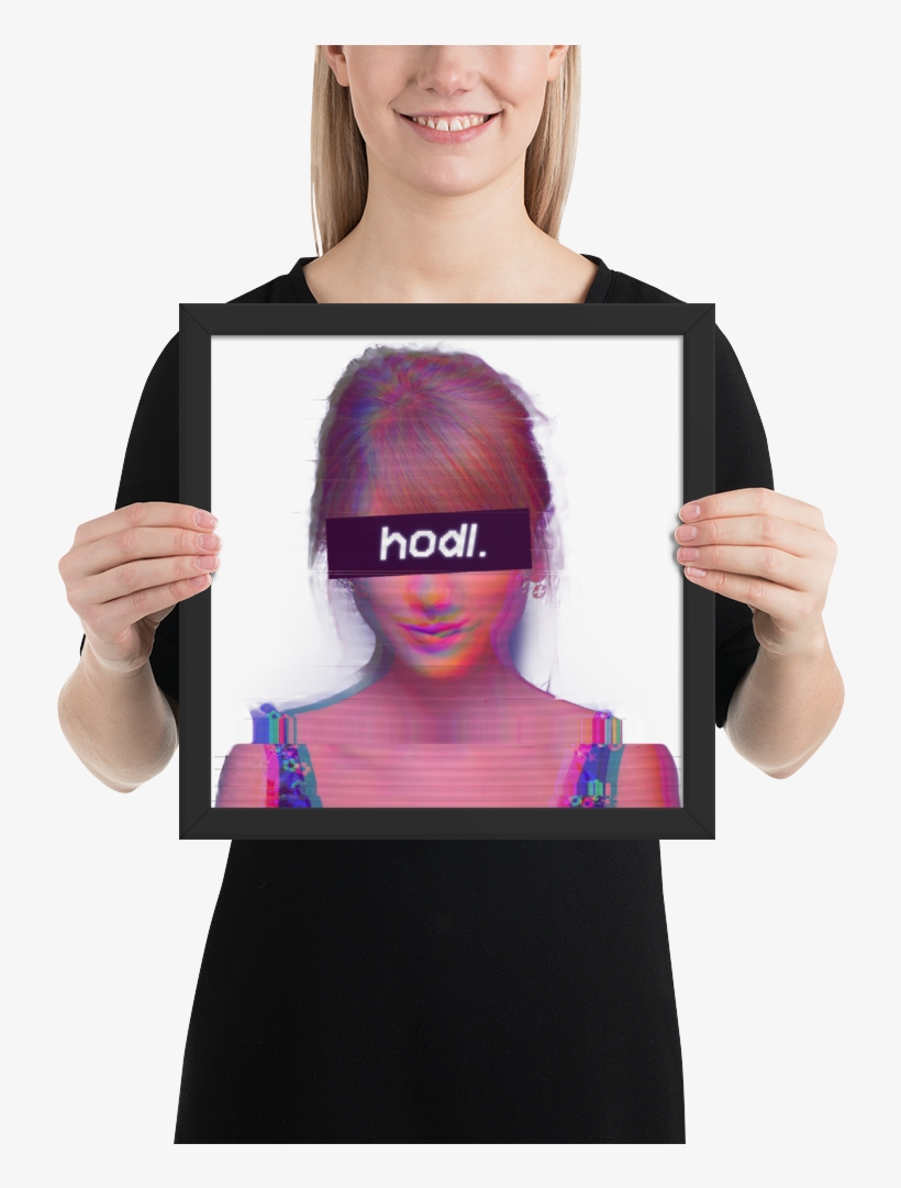 Framed Taylor Swift Hodl Poster - Poster, transparent png