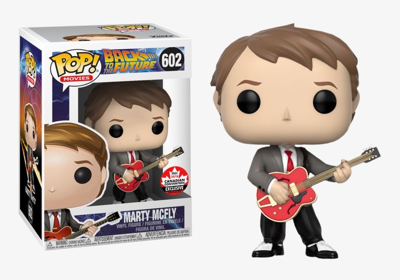Back - Marty Mcfly Funko Pop Guitar, transparent png