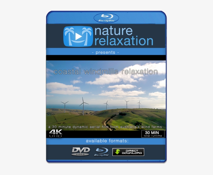 "coastal Windmills Relaxation" Australia 30 Min Aerial - 4k Resolution, transparent png
