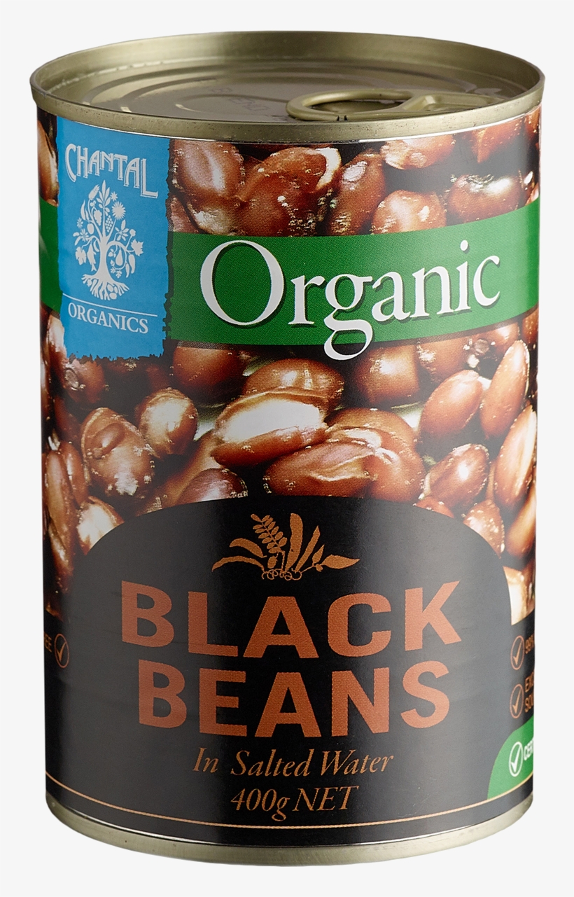 Black Beans In Can - Chantal Black Beans 400g, transparent png