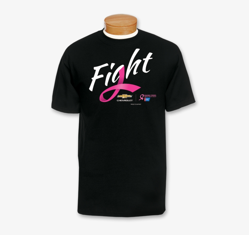 Chevrolet Breast Cancer Awareness Fight T Shirt Black - Jersey, transparent png