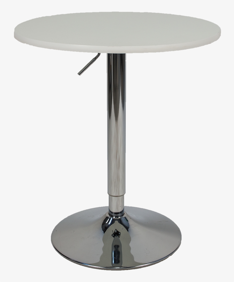 Hayley White Adjustable Table Short, transparent png