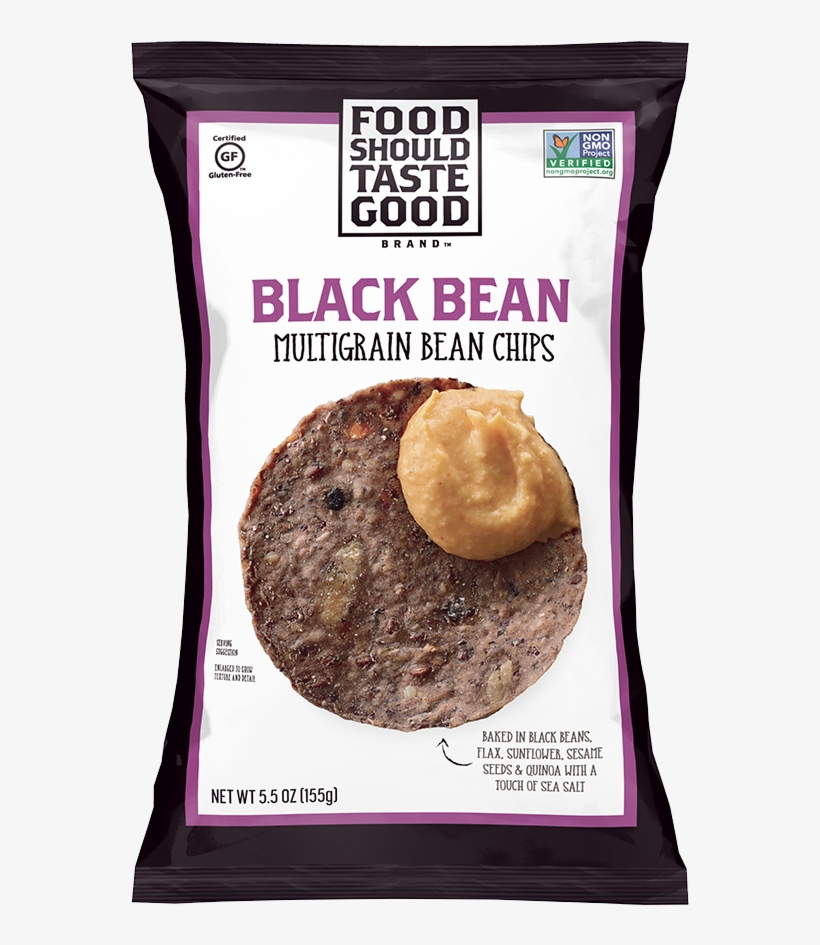 Black Bean - Food Should Taste Good Multigrain Bean Chips Pinto, transparent png