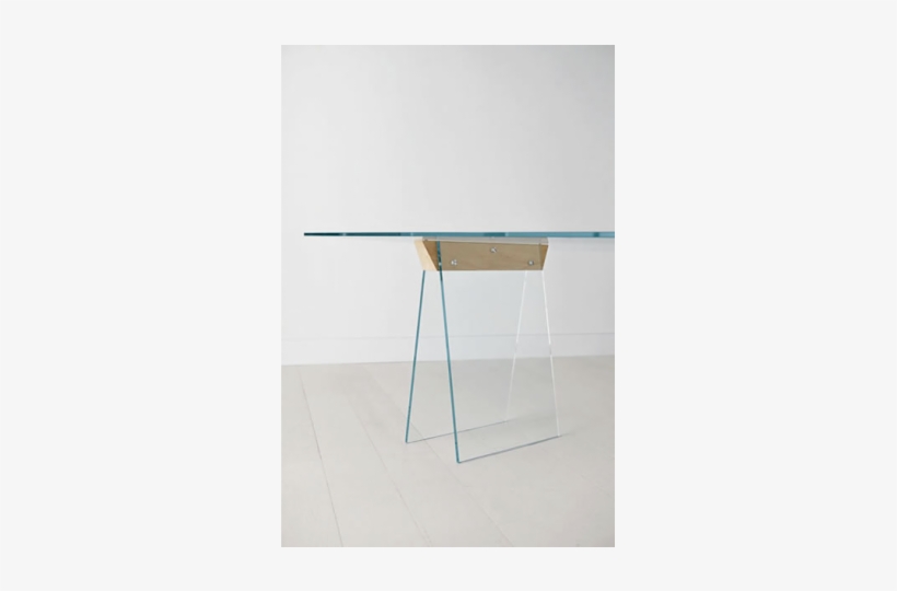 Tonelli, Kasteel Extra-clear Glass Table And Trestles, transparent png