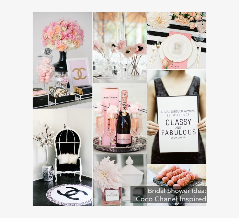 Bridal Shower Theme - Coco Chanel Themed Bridal Shower, transparent png