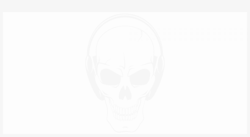 Sticker Musik Dj Totenkopf - Headphones, transparent png