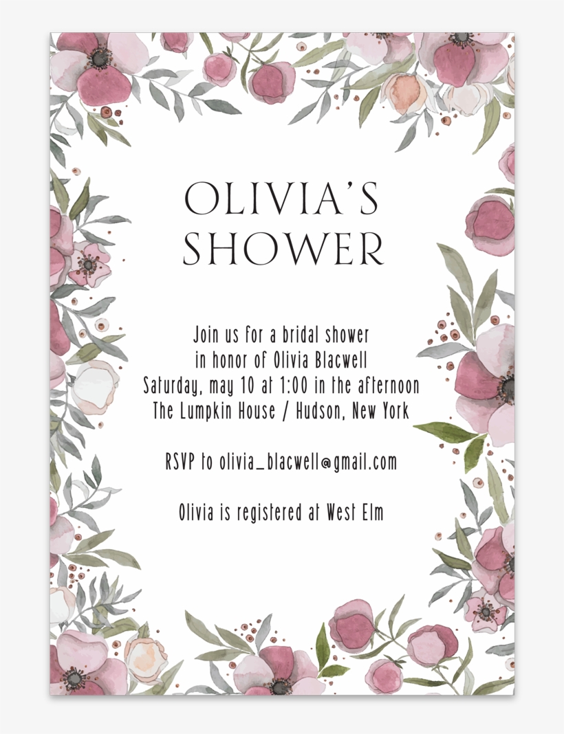 Bridal Shower - Wedding Invitation, transparent png