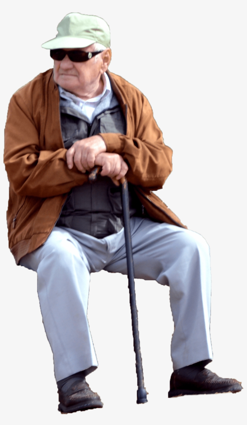 Related Wallpapers - Sitting Old Man In Coat, transparent png
