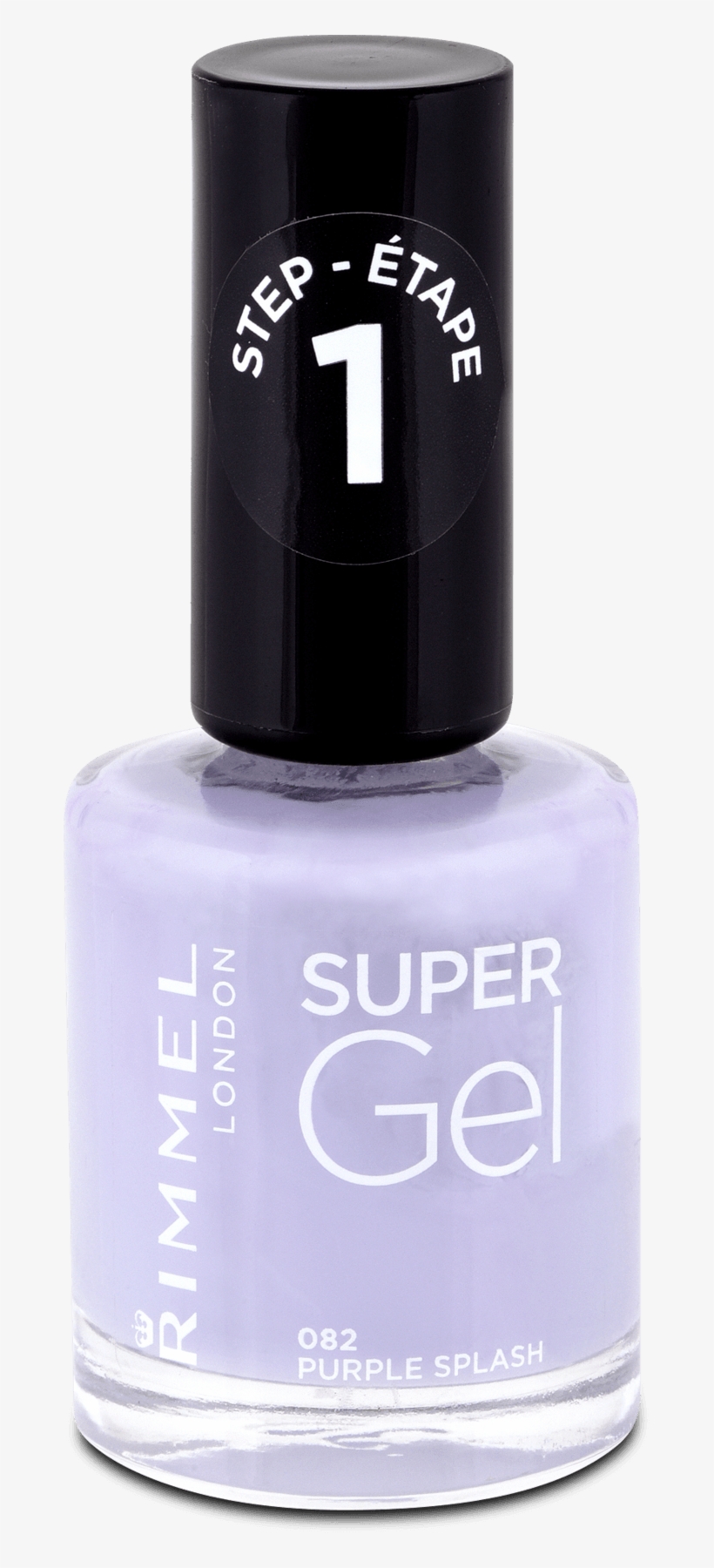 Rimmel Lak Na Nechty Super Gel, 082 Purple Splash,, transparent png