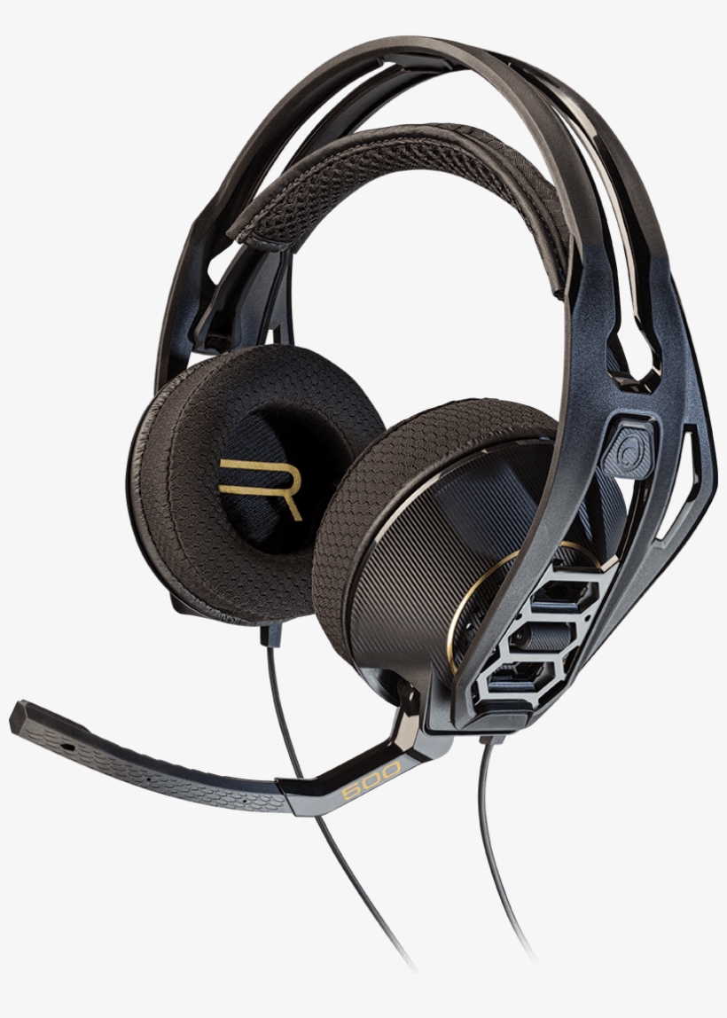 5mm Boom Mic Rig 500 Hd - Plantronics Rig 500hd 7.1 Surround Sound Gaming Headphone, transparent png