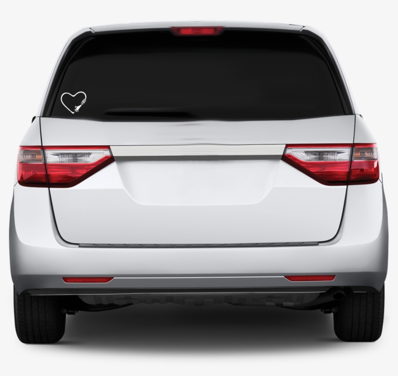 Image Of Tubie Vinyl Car Decal - 2012 Honda Odyssey Rear, transparent png
