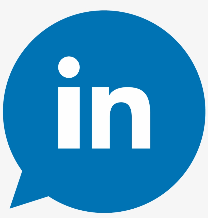 Twitter, Facebook, Linkedin, Instagram - 2 In Blue Circle, transparent png