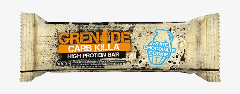 Grenade Carb Killa Bar White Chocolate Cookie 60g - Grenade Carb Killa Cookie Dough, transparent png