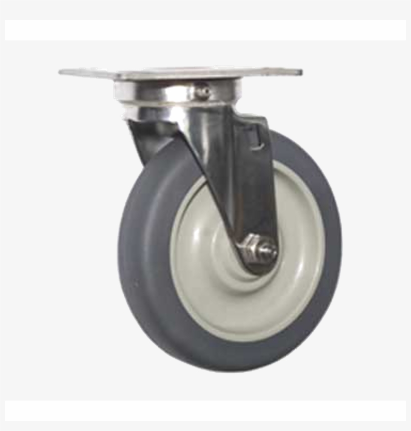Eagle Cps6p-600 Plate Caster, Swivel, 6" Wheel Diameter, - Eagle Group Cpr6p-600 Plate Caster, Rigid, 6" Wheel, transparent png