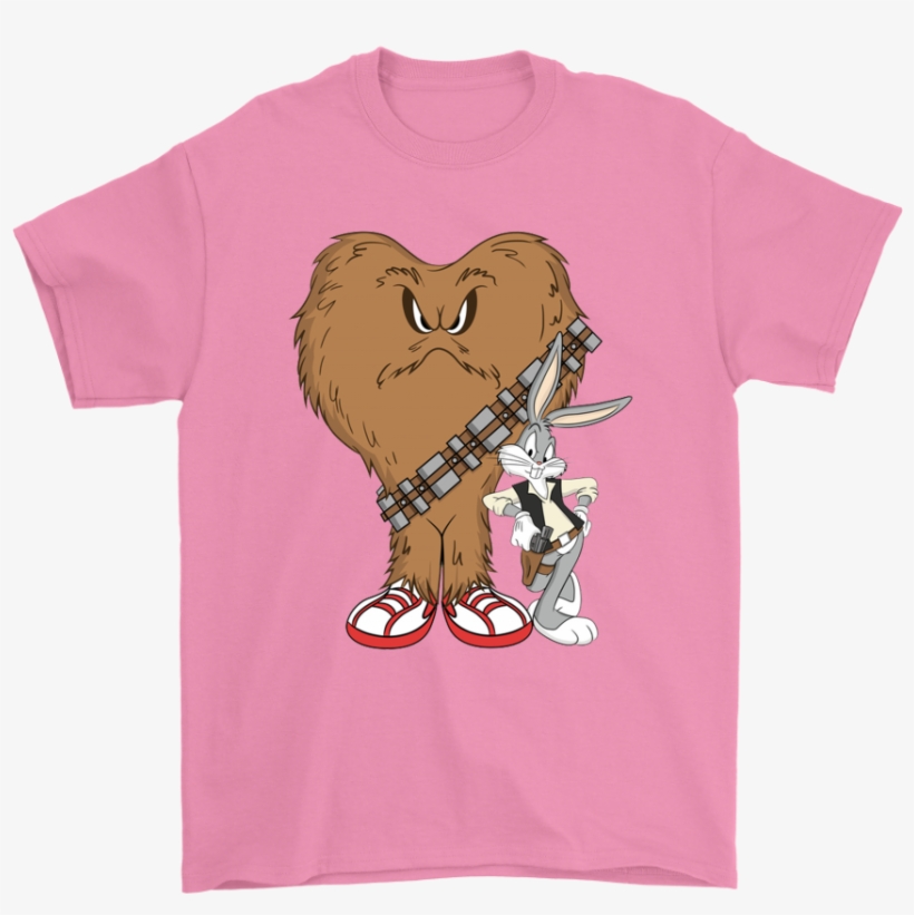 Gossamer And Bugs Bunny As Chewbacca And Han Solo Star - Shirt, transparent png