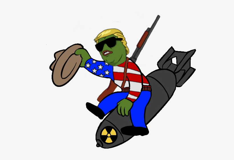 Trump Pepe , - Trump Pepe Nukes, transparent png