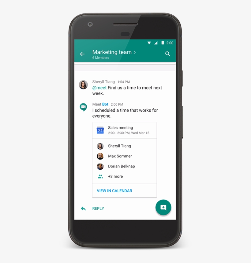 Hangouts Meet Is The Video Portion Of The Hangouts - Hangouts Chat G Suite, transparent png