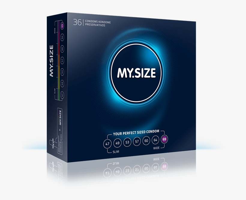 Size Condoms In 7 Sizes - My Size Condoms 36 Pack 60 Mm, transparent png