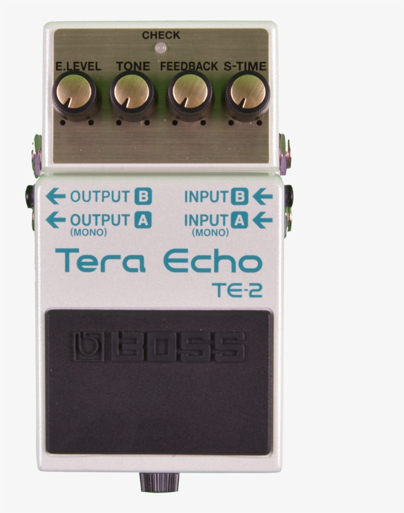 Boss Te-2 Tera Echo - Boss Te-2 Tera Echo Electric Guitar Effects Pedal, transparent png
