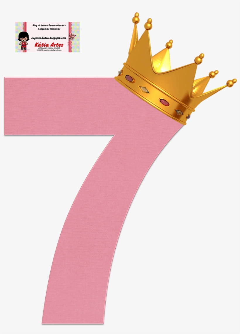 N U00fameros Rosas Con Coronas, transparent png