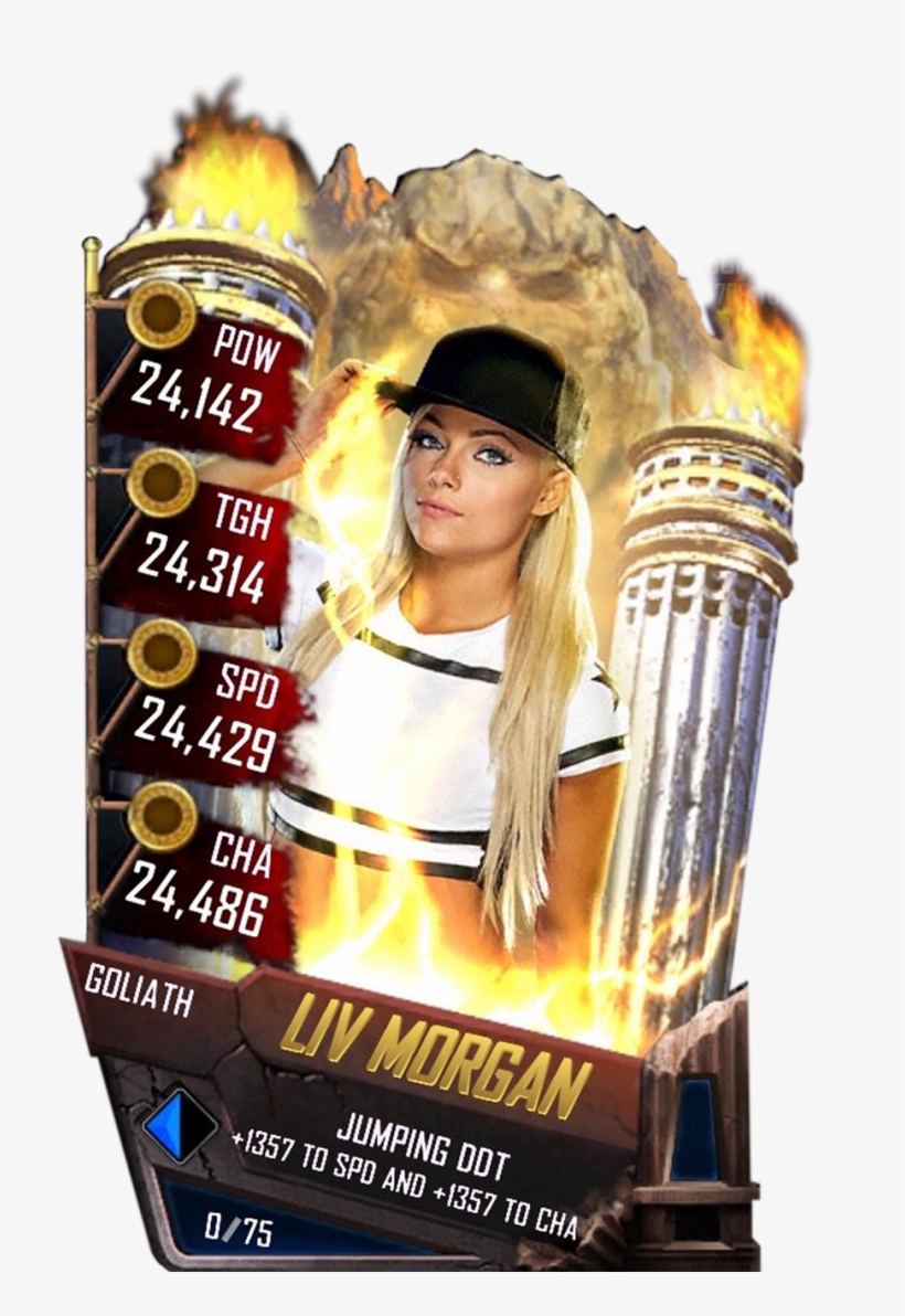 Livmorgan S4 20 Goliath - Wwe Supercard Goliath Cards, transparent png