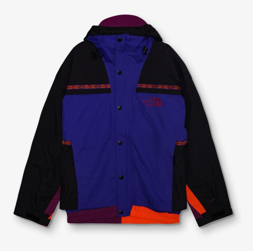 The North Face Retro Rage Jacket Aztec Blue Rage Comb - Rezetstore, transparent png