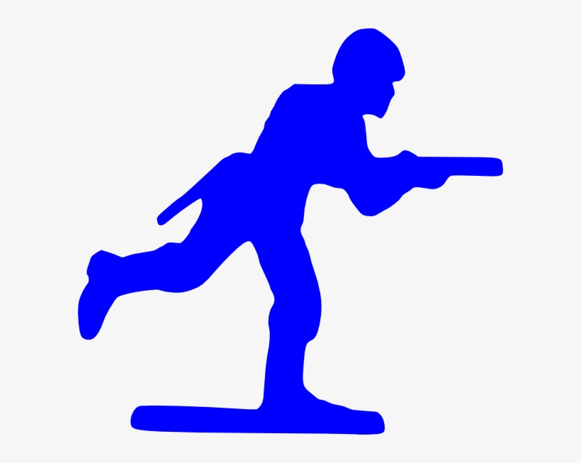 Blue Toy Soldier Svg Clip Arts 600 X 573 Px, transparent png