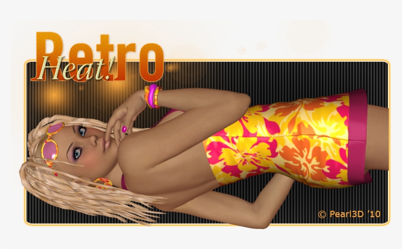 Retro Heat - Retro Babe - Photo Shoot, transparent png