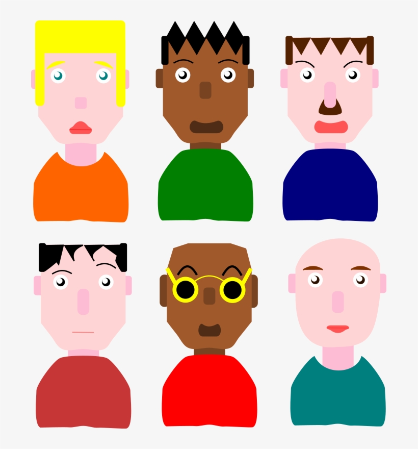 This Png File Is About Bold , Flat Avatars , Mustache, transparent png