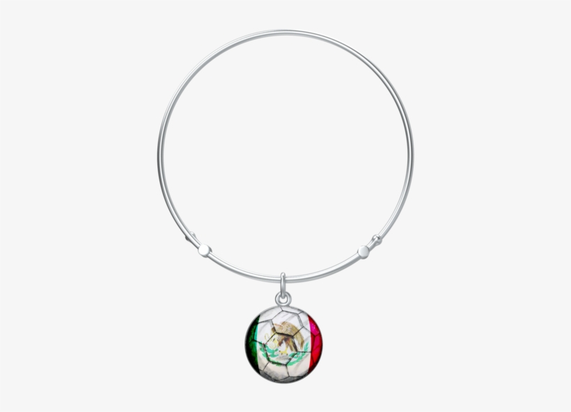 Mexico Vamos Con Todo Stackable Bangle In Silver - Moon, transparent png