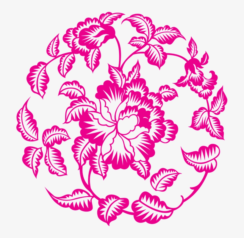 Gambar Motif Png - ดอก โบตั๋น ภาพ กราฟฟิก, transparent png