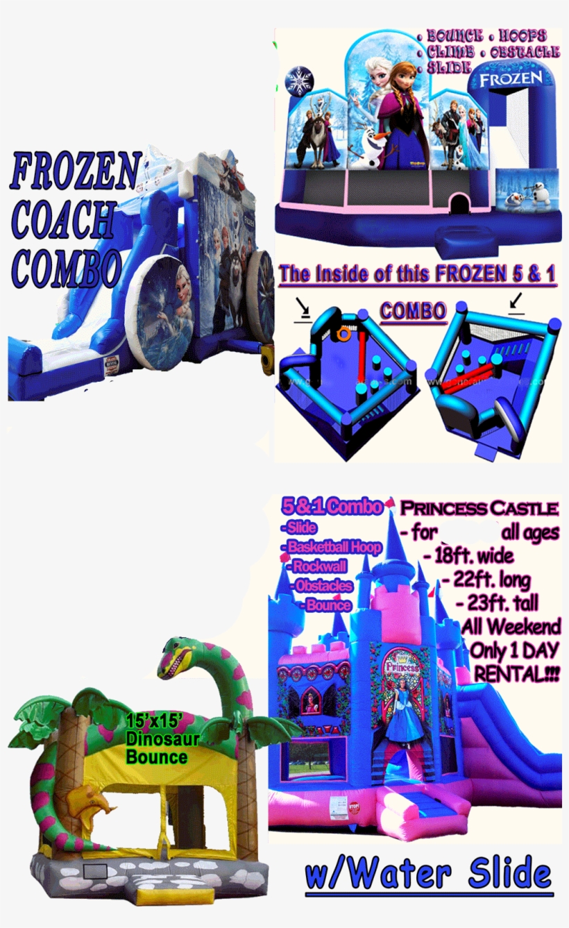 W/ Slide Louisville - Dinosaur Bounce House, transparent png